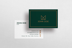 Crown Business Card Template