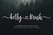 Kelly Brush - modern handwritten, a Script Font by Beautypes (Thumbnail 1 of 8)
