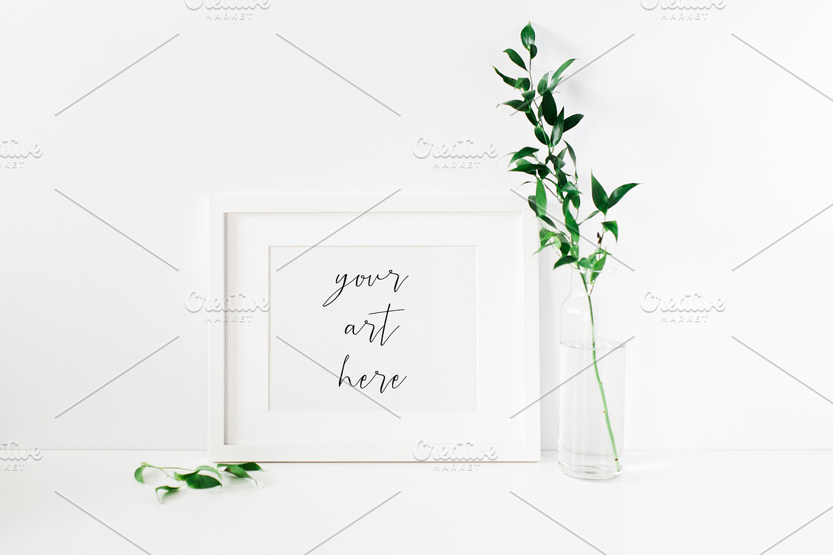 Mock Art Frame Photo, a Presentation Template by StyledForTwo
