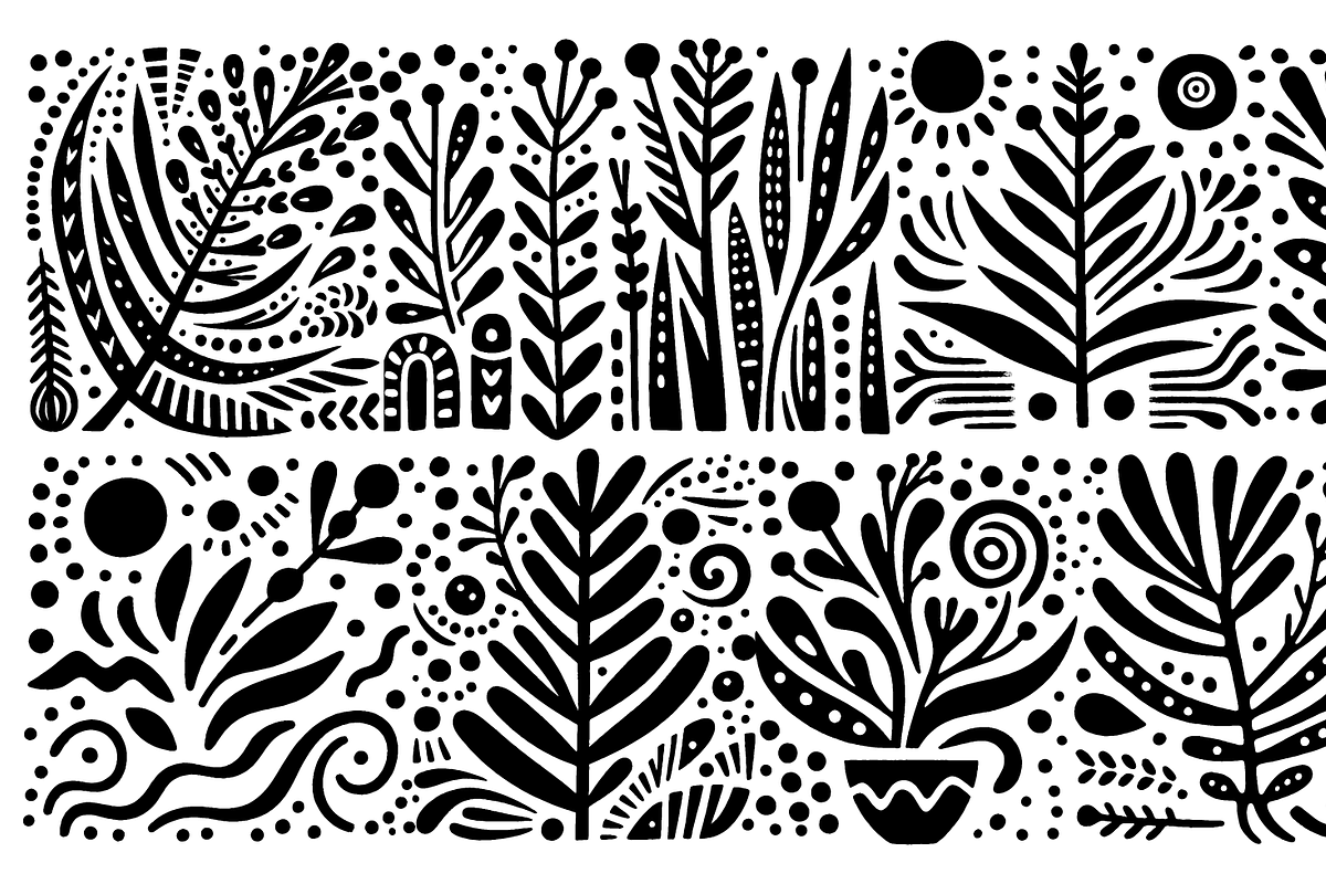Vintage Wild Animals Folk Art, a Decorative Illustration by devastd (Photo 28 of 28)