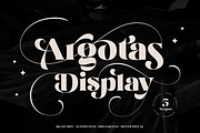 Argotas | Serif Display Font, a Serif Font by Ekahermawan (Thumbnail 1 of 15)