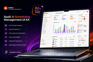 SaaS AI Scheduling Management UI Kit, an UI Kit Template by Lumina_ui_ux202