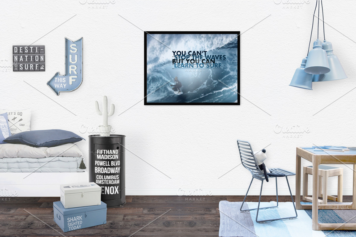 Kids Room Wall/Frame Mock Up 26, a Print Template by Whimsicality (Photo 4 of 6)