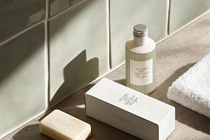 Bathroom Packaging Mockup