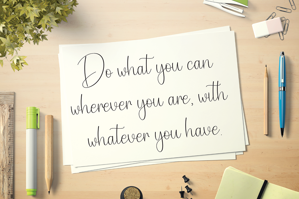 Butter Authentic | Script Font, a Handwritten Font by Scratchones (Photo 5 of 9)