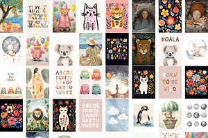 Nursery Wall Art Kids Room Prints