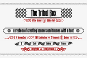 The Tribal Box -banner font-, a Sans Serif Font by deFharo (Thumbnail 5 of 10)