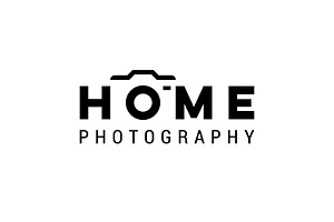 Home Text Photography Logo