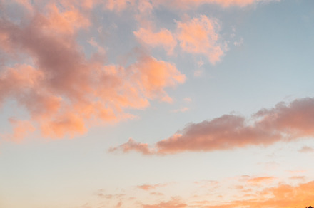 Sunset sky full of clouds, a Nature Photo by rubenchase
