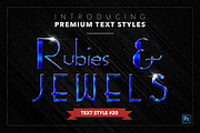 Rubies & Jewels #1 - 20 Text Styles, a Layer Style Add-On by Jonas Stensgaard (Thumbnail 21 of 23)
