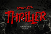 Thriller, a Script Font by Vynetta (Thumbnail 1 of 7)