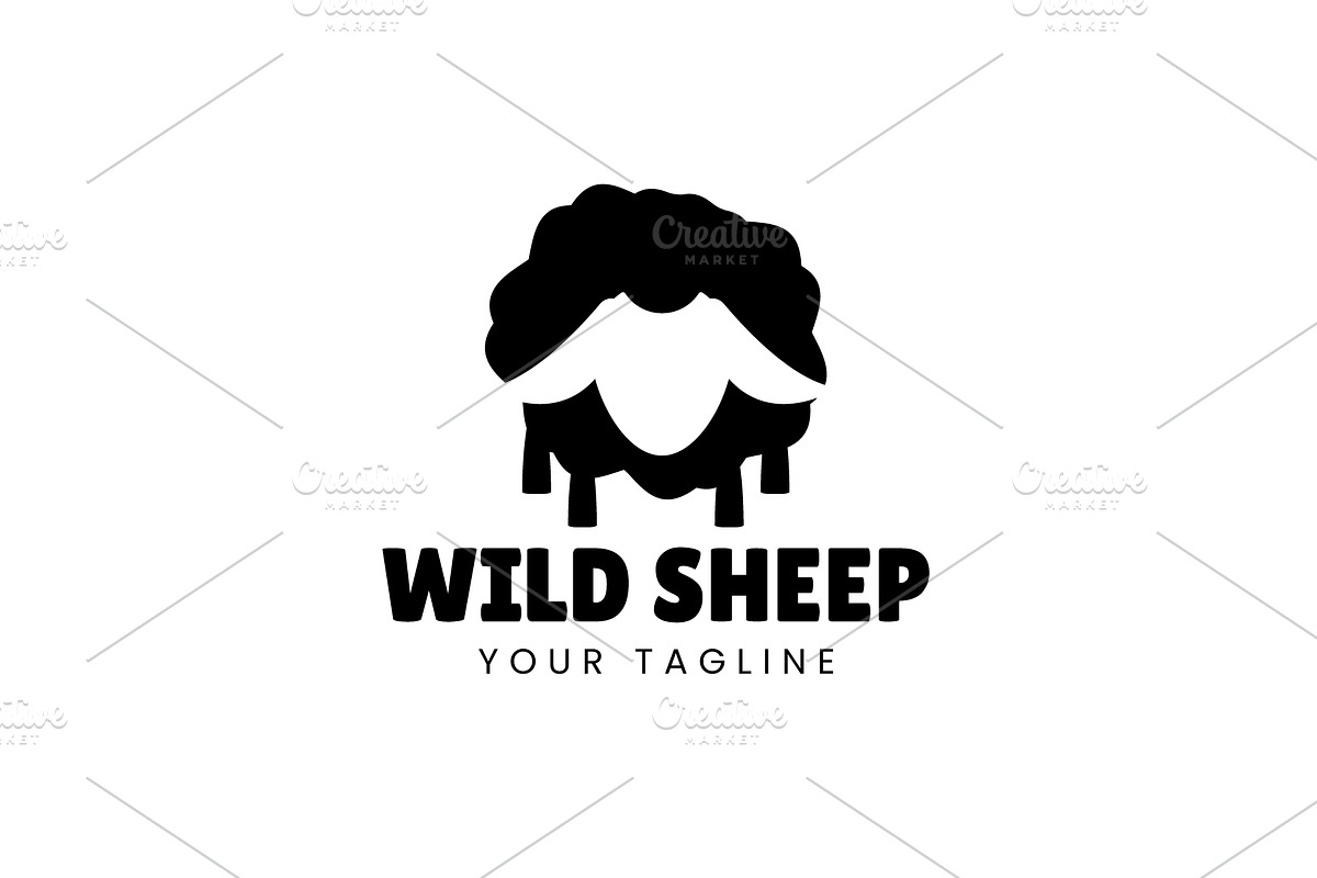 Wild sheep logo icon illustration, a Branding & Logo Template by Dyn Studio