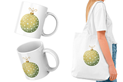 Pastel Christmas Ornament Clipart, an Illustration by Markicha Art (Thumbnail 3 of 6)