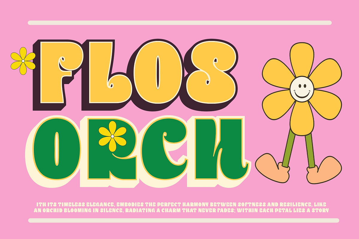 Hallory 3D, a Sans Serif Font by Craft Supply Co. (Photo 3 of 8)