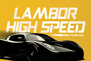 Flerix - Racing Sport Display Font, a Font by Flawless And Co (Thumbnail 3 of 10)