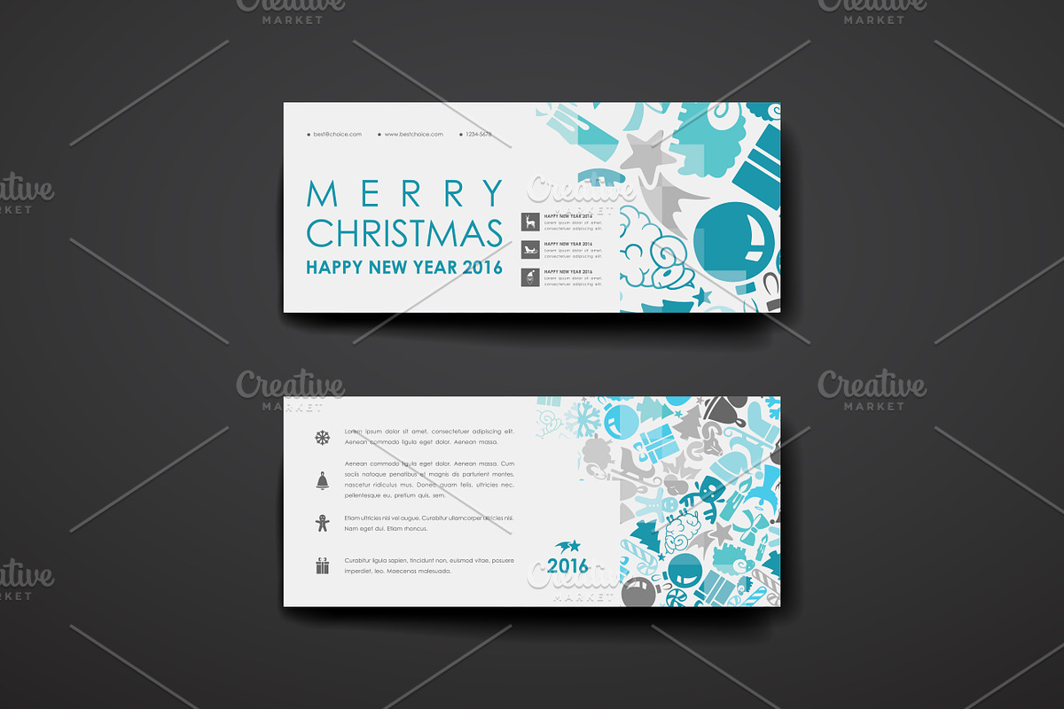 Merry Christmas Brochures, a Brochure Template by Palau (Photo 27 of 49)