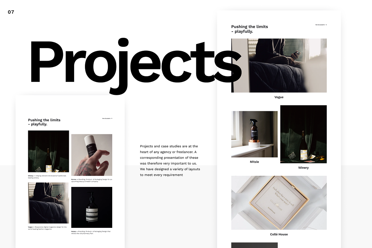 SALE -Werk UI Kit 110 modern layouts, an UI Kit Template by Ghostpixel (Photo 7 of 13)