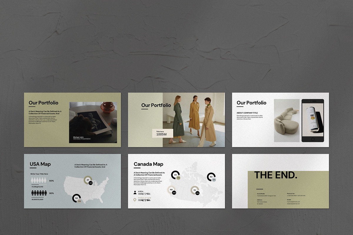 Pitch Deck Presentation Template preview 7