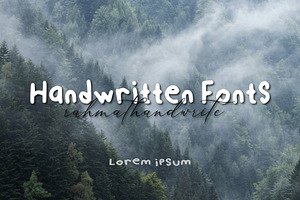 Handwritten Fonts