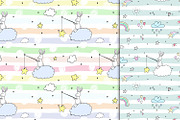 Cute rabbits patterns colection!, a Pattern Graphic by Irene_Boiko_ART (Thumbnail 3 of 21)