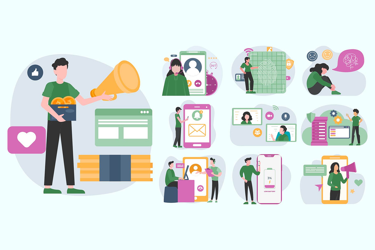 Creative Business Loopy Vectors., an Illustration by Vector Portal (Photo 5 of 5)