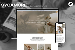 Sycamore: Showit website template