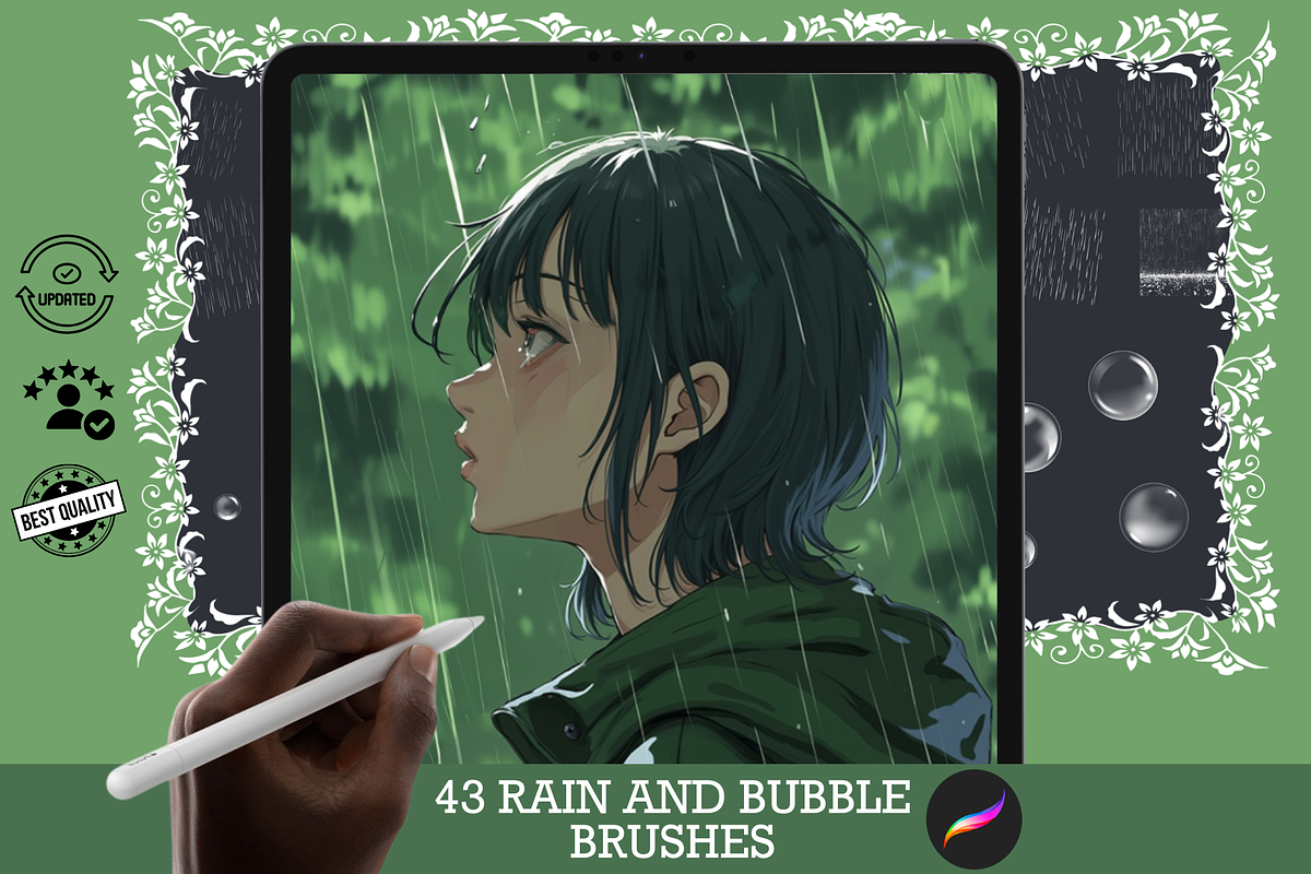 Rain and Weather Brushes, a Brush Add-On by Cozy Brushery (Photo 1 of 8)