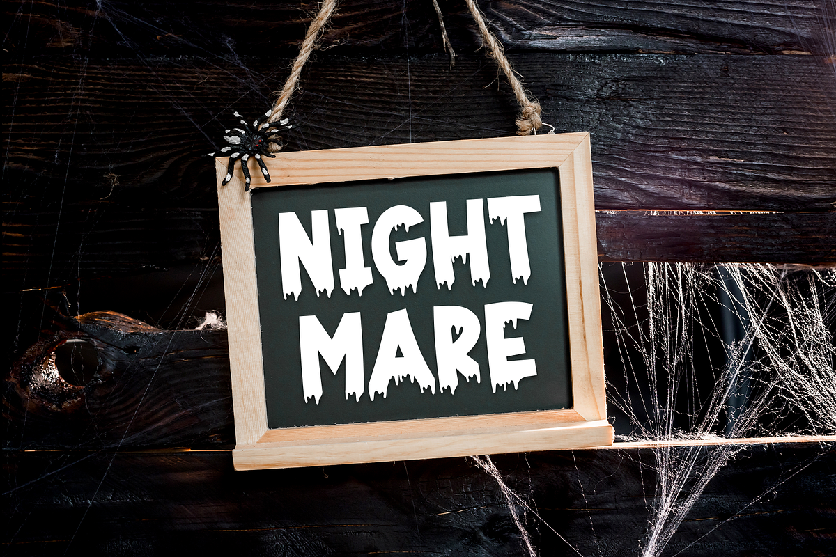 Super Spooky | Script Font, a Script Font by Scratchones (Photo 5 of 8)