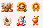 Autumn Serenity Clipart, an Illustration by CreationArt (Thumbnail 8 of 9)
