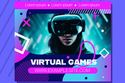Web Banner Gaming Page, a Templates & Theme by studiogstock (Thumbnail 2 of 5)