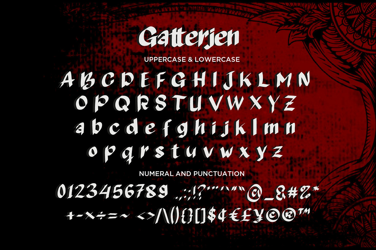 Gatterjen - Handwritten Script fonts, a Script Font by Nahar_std (Photo 11 of 12)