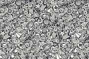 Marine Graphics Doodles Patterns, an Object Illustration by BALABOLKA (Thumbnail 5 of 6)