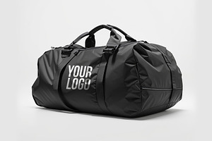 Duffle Bag Logo Mockup PSD