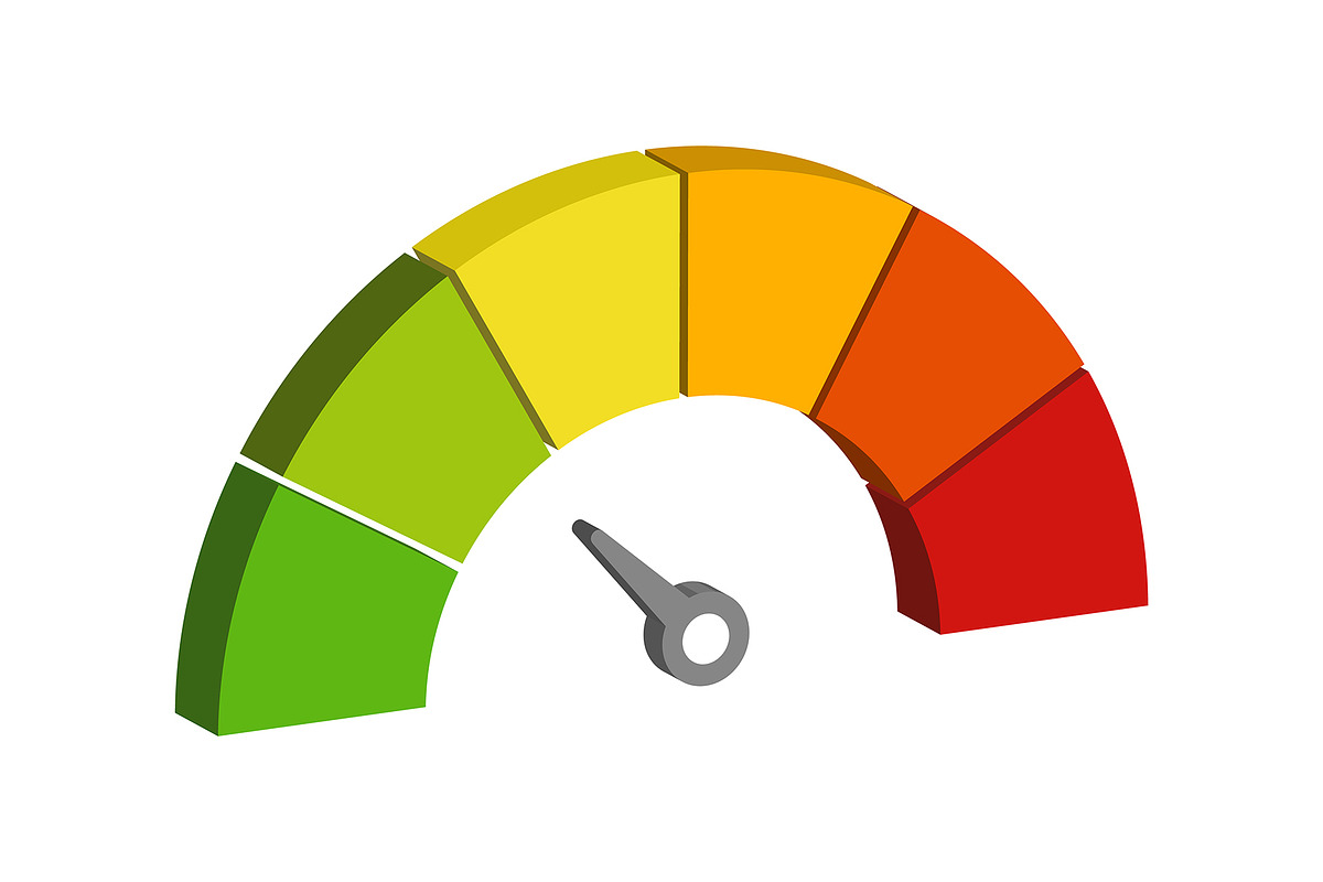 Vector 3d icon speedometer meter, an Object Graphic by HappyStories