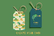 Cute Frogs Patterns Watercolor, a Pattern Graphic by watercolor kamill (Thumbnail 10 of 10)