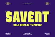 CS Savent – Bold Sans Serif, a Sans Serif Font by Craft Supply Co. (Thumbnail 1 of 8)