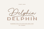 Delphin - Chic Font Duo, a Script Font by Typebae (Thumbnail 1 of 10)