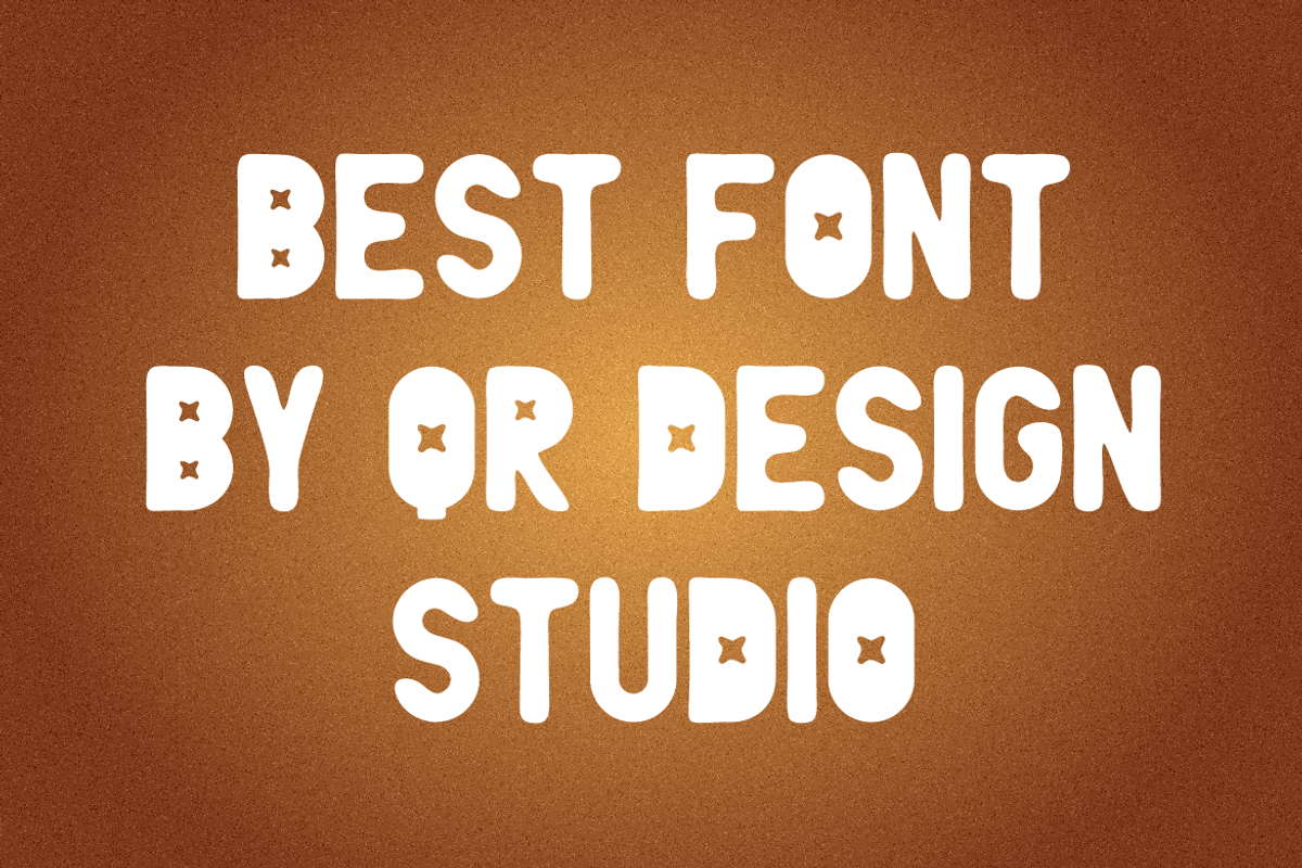 Bubble Beoged - Graffiti Font, a Sans Serif Font by QR Design Studio (Photo 5 of 6)