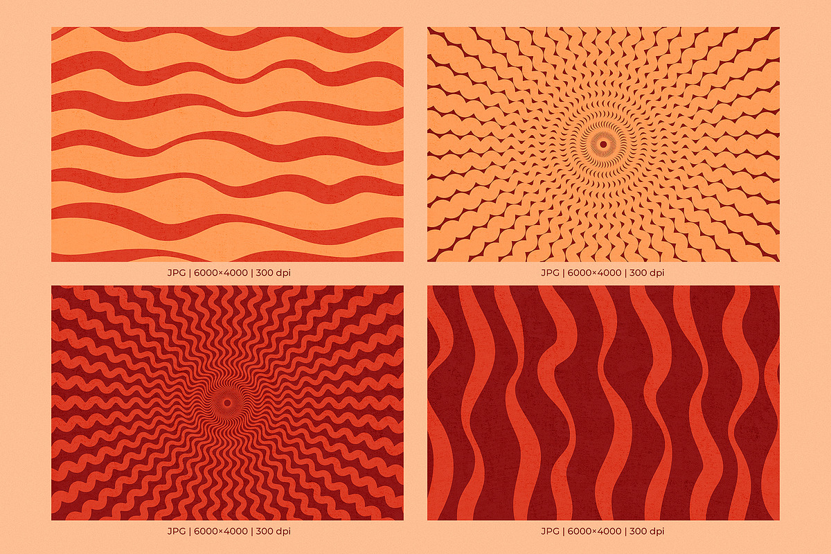 Retro Groovy Backgrounds, a Background Graphic by May Motif (Photo 6 of 20)