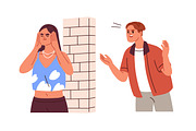 People having misunderstanding set, a Person Illustration by Good Studio (Thumbnail 6 of 8)