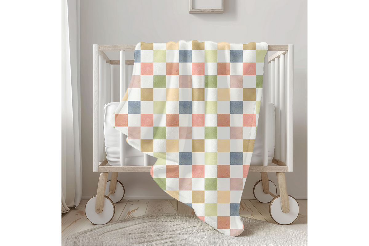 Soft Pastel Grid Seamless Pattern, a Pattern Graphic by OwlAndFern (Photo 12 of 13)