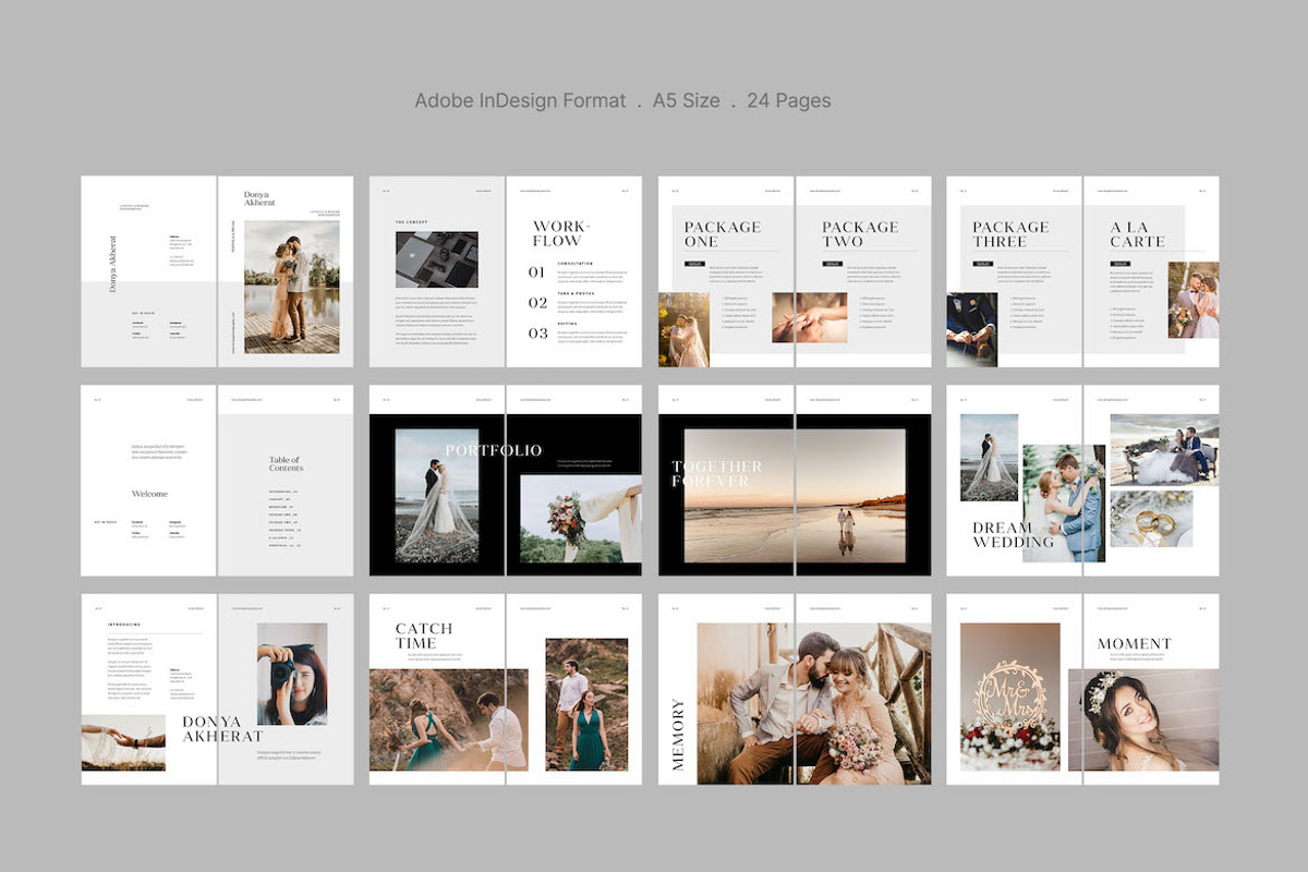 A5 Pricing Guide Template, a Brochure Template by Meenom Templates (Photo 15 of 15)