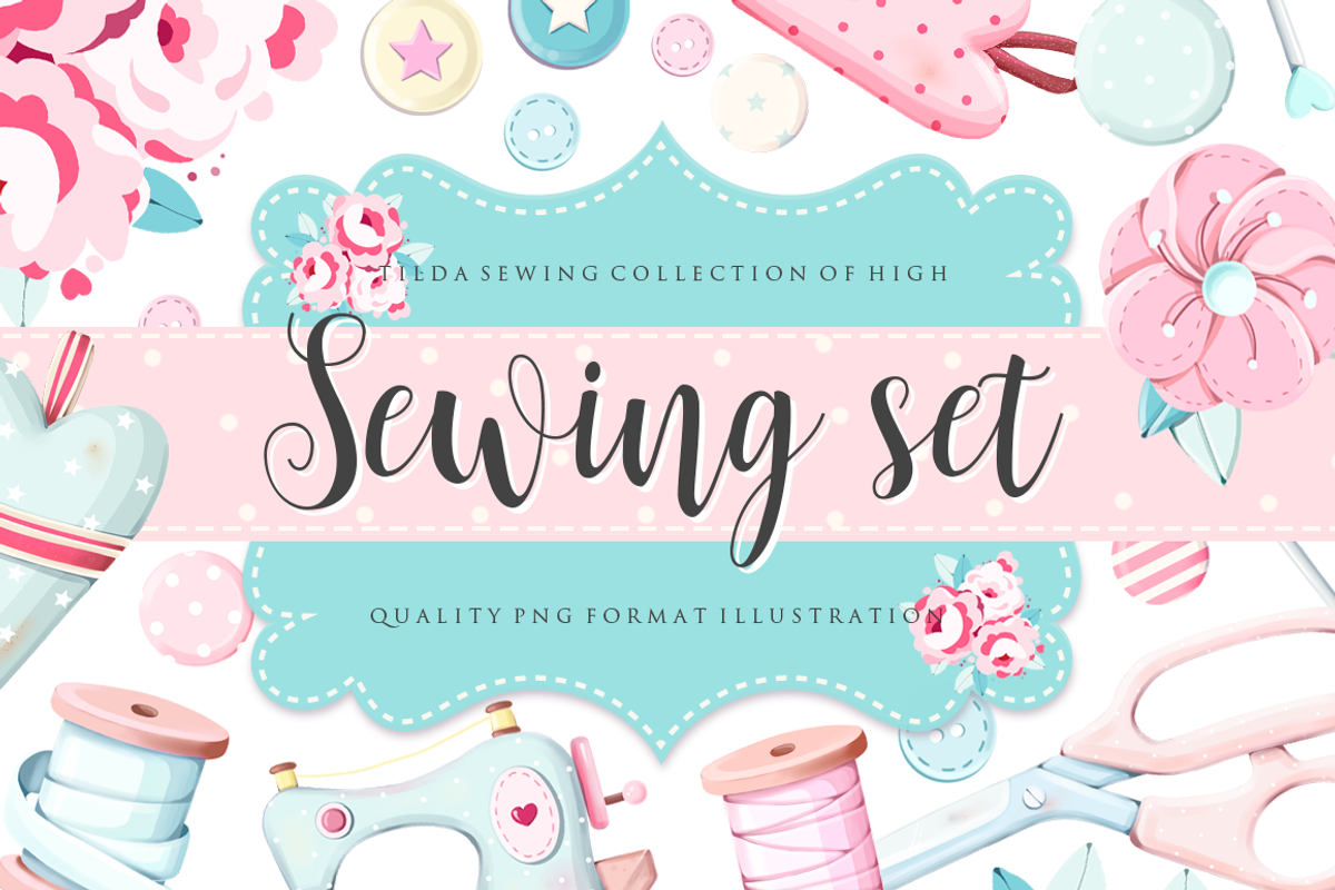Tilda Sewing Set, an Illustration by nathalieclaire (Photo 1 of 4)