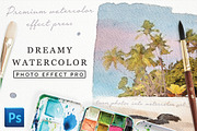 Realistic Watercolor Photo Effect, a Plug-in Add-On by Drifter Studio PrintShop (Thumbnail 1 of 9)
