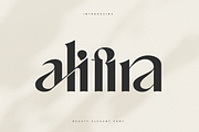 Alifira - Beauty Elegant Font, a Sans Serif Font by Sensatype (Thumbnail 1 of 17)