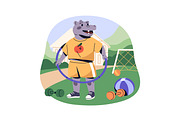 Cute animals students study set, an Education Illustration by PaperTrident (Thumbnail 4 of 13)