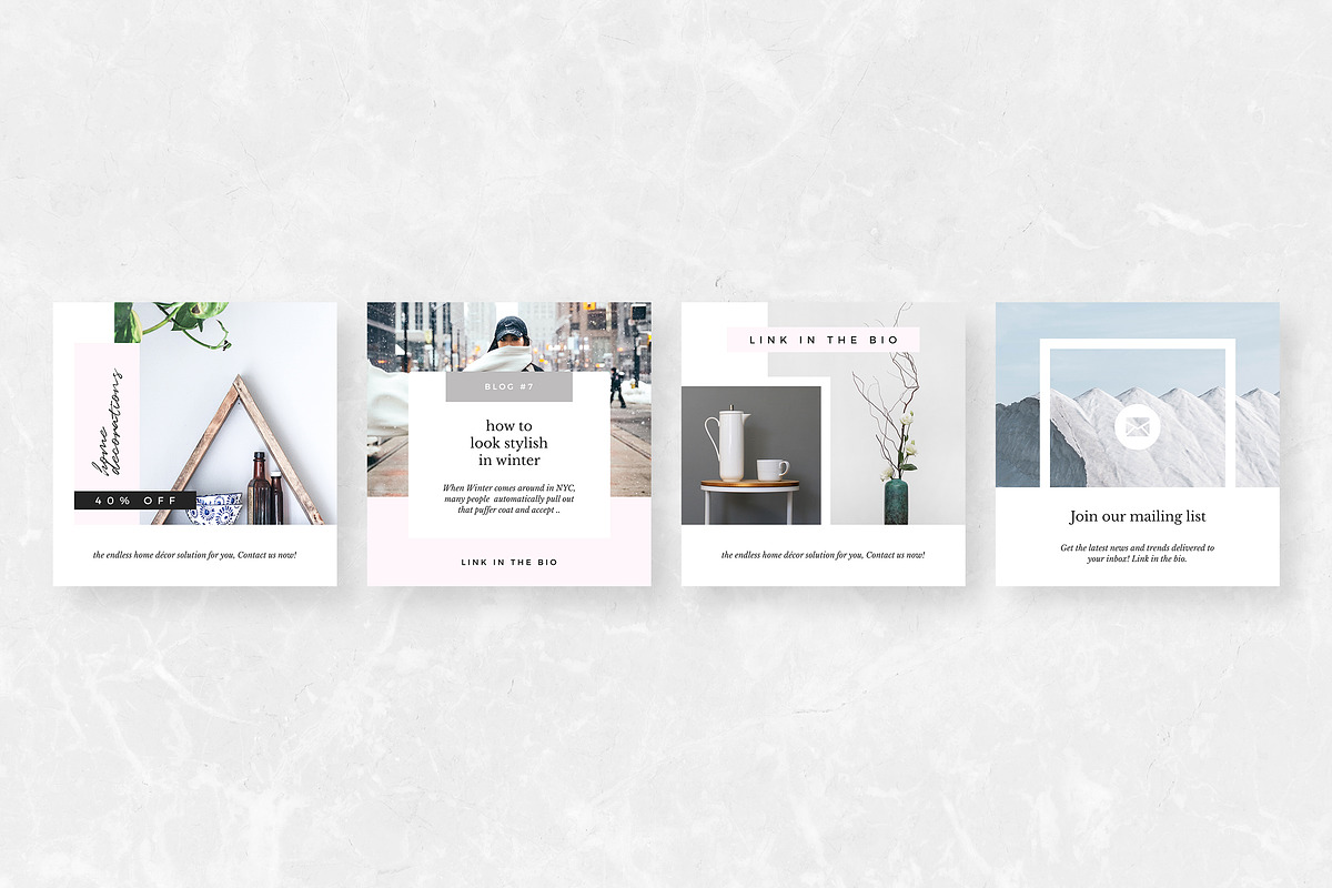Hazel Instagram Pack, a Social Media Template by Crevo Studio (Photo 9 of 13)