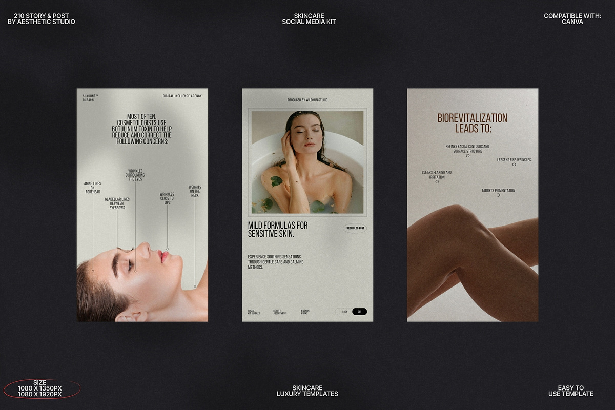 Elegant Skincare Bundle in Canva preview 7