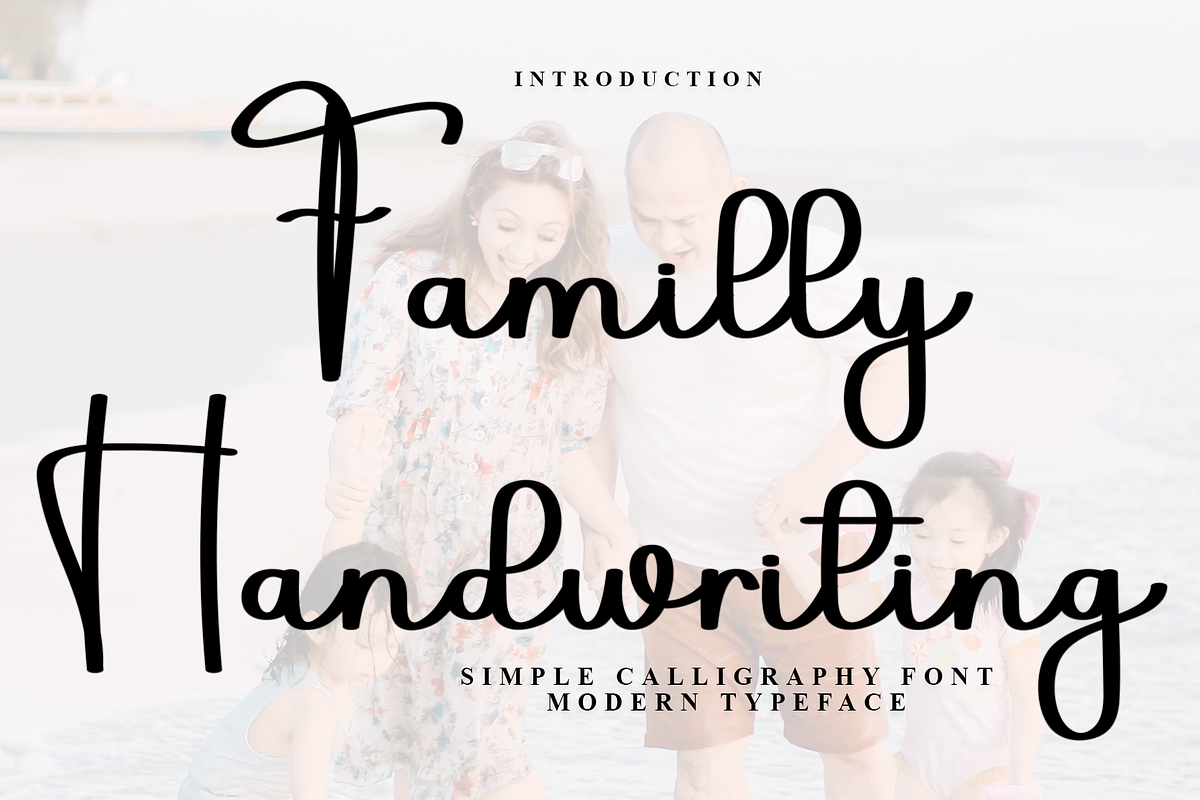 Familly Handwriting, a Handwritten Font by FreshTypeINK (Photo 1 of 8)