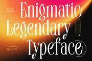 Enigmatic Legendary Modern Serif, a Serif Font by timelesstype.co (Thumbnail 1 of 20)